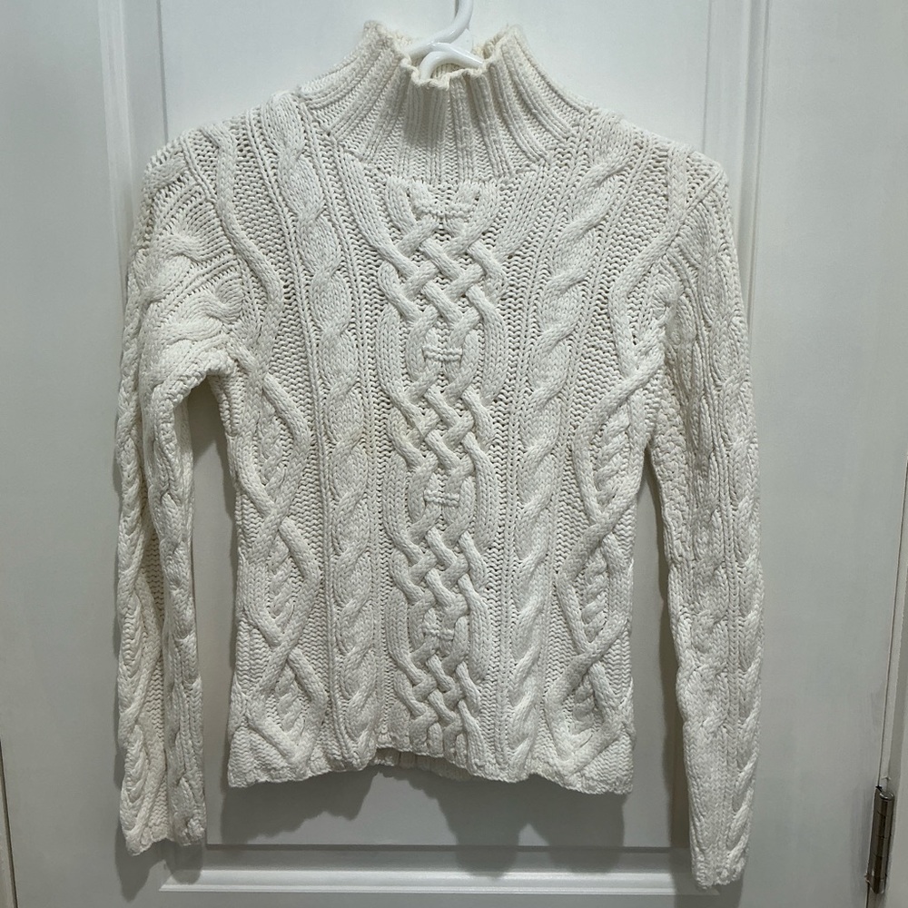 Blanc Bleu Girl’s Sweater, White, Size 00, Excellent condition